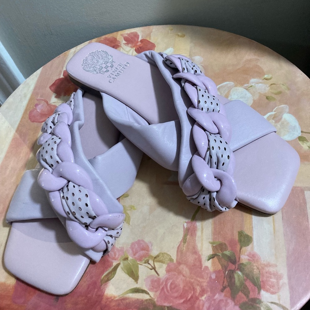 Vince Camuto Casadei Lavender 👡 Sandals